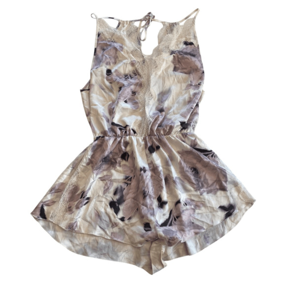 Victoria’s Secret Here Comes The Bride Sexy Romper Small Purple - Picture 2 of 7